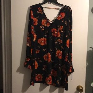 Beautiful Cold Shoulder Black Dress